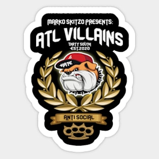 MARKO SKITZO X ATL VILLAINS Sticker